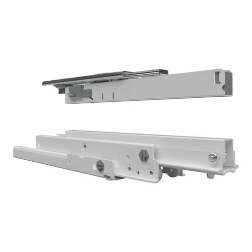 Hệ thống ray ngăn kéo trượt đứng, kiểu Pull-out, mở rộng hoàn toàn với ray dẫn hướng phía trên, chịu tải lên đến 120 kg FULTERER FR 771A ECD 575, chiều dài 575mm Hệ thống ray ngăn kéo trượt đứng, kiểu Pull-out, mở rộng hoàn toàn với ray dẫn hướng phía trên, chịu tải lên đến 120 kg FULTERER FR 771A ECD 575, chiều dài 575mm